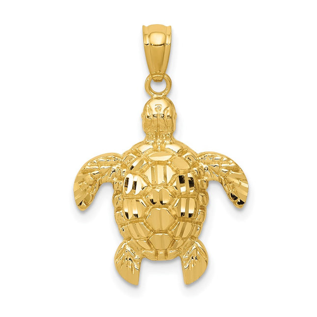 14k Yellow Gold Pendants Style K6033 - Classique Jewelry Inc.