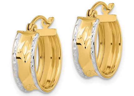 14k Yellow & Rhodium Jewelry Style TF1070 - Classique Jewelry Inc.